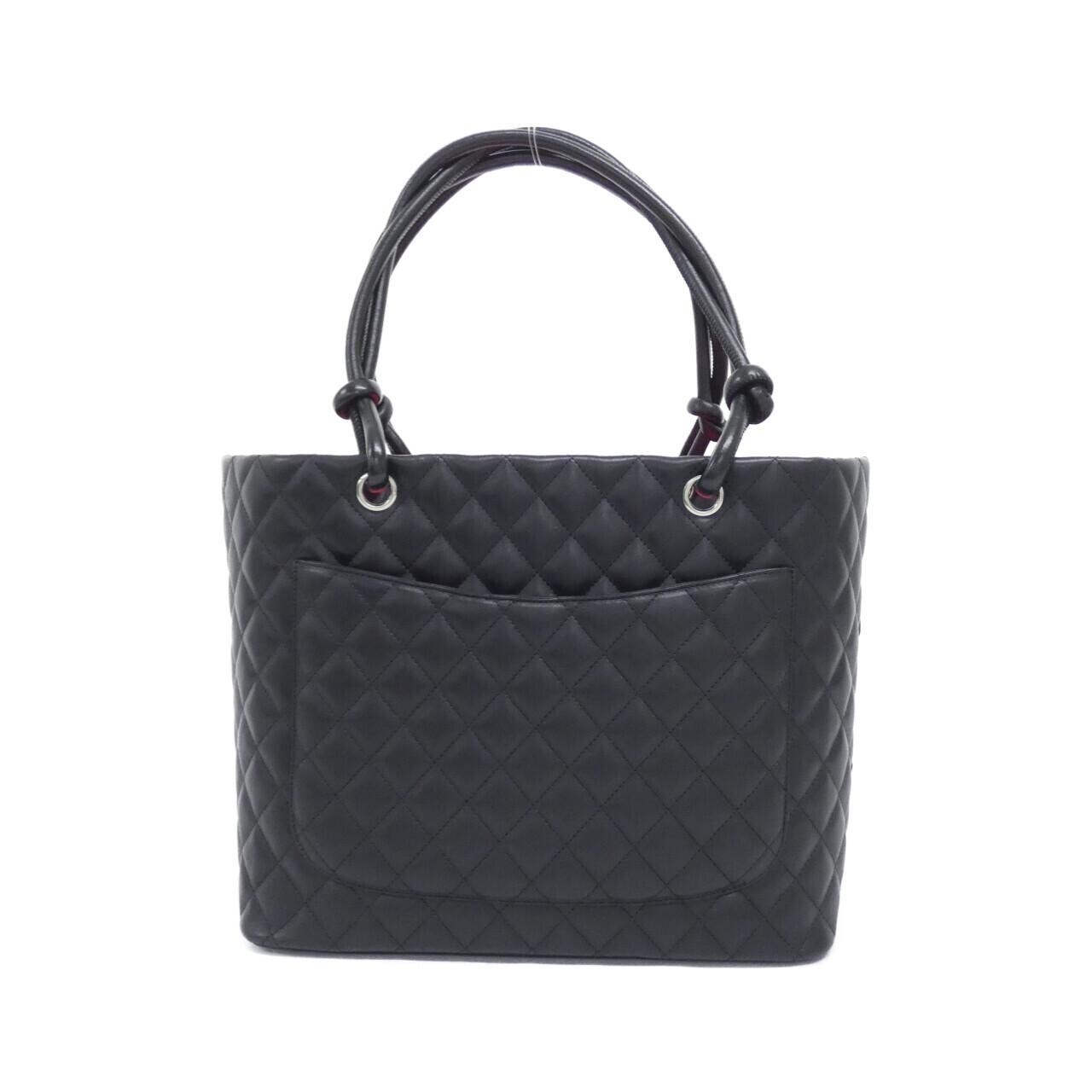 CHANEL Cambon 25169 Handbag Patent Leather 2