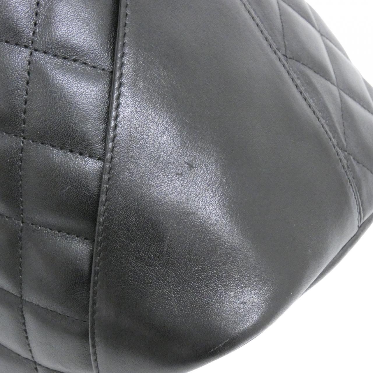 CHANEL Cambon 25169 Handbag Patent Leather 4