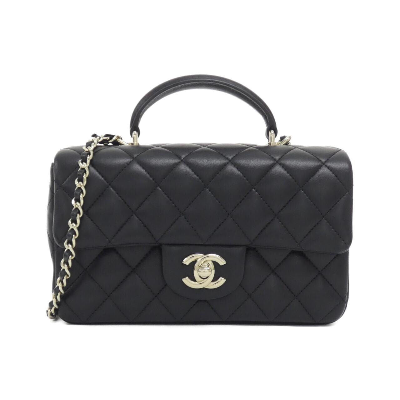 CHANEL Vanity AS2431 Handbag Lambskin