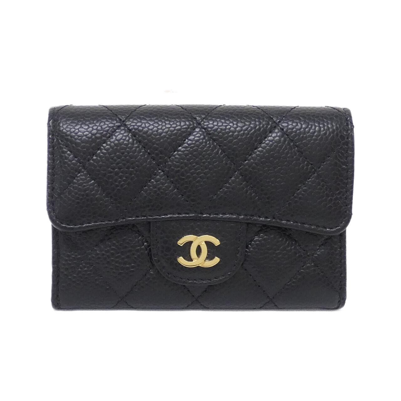 CHANEL Timeless Classic AP0214 Card Case Grained Calfskin