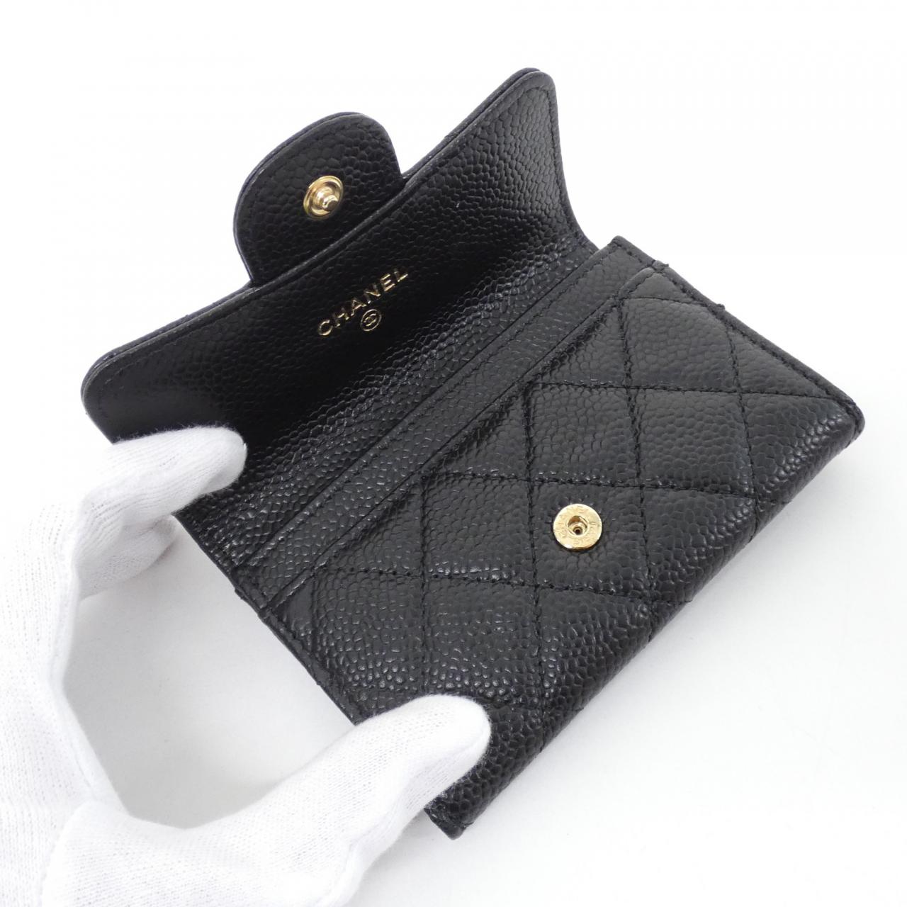 CHANEL Timeless Classic AP0214 Card Case Grained Calfskin 4