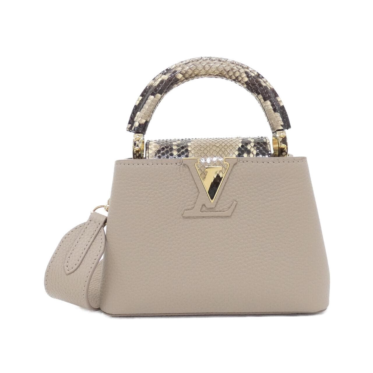 LOUIS VUITTON Capucines N81258 手提包 皮革