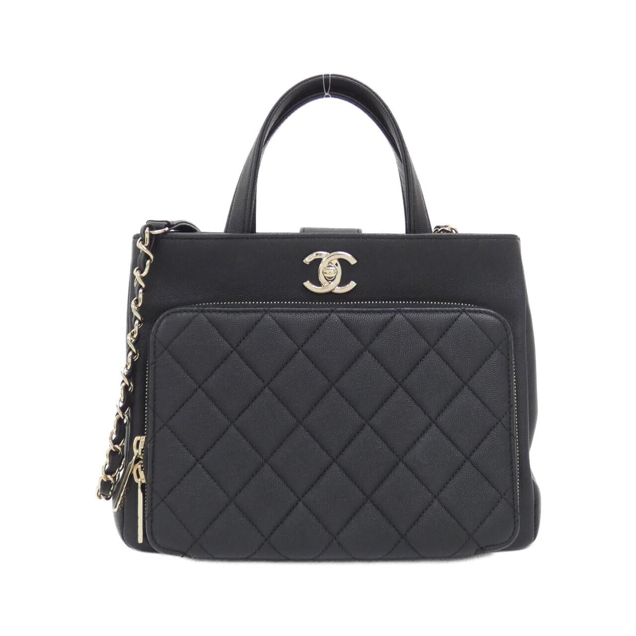 CHANEL 93750 Handbag Grained Calfskin