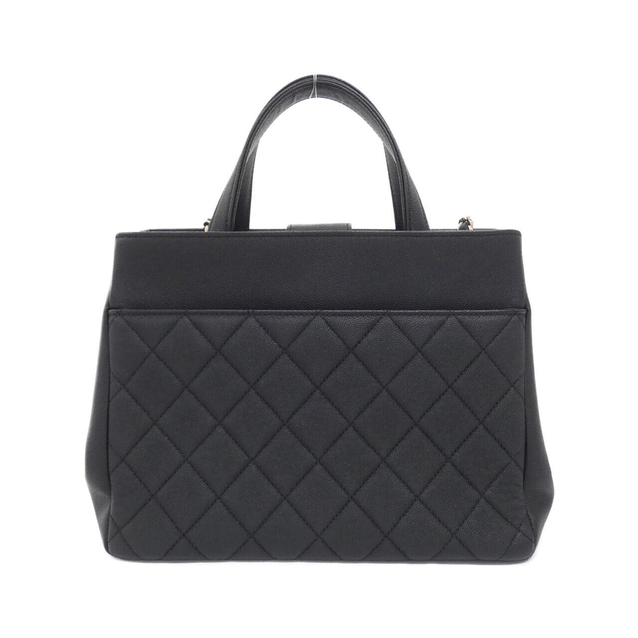 CHANEL 93750 Handbag Grained Calfskin 2
