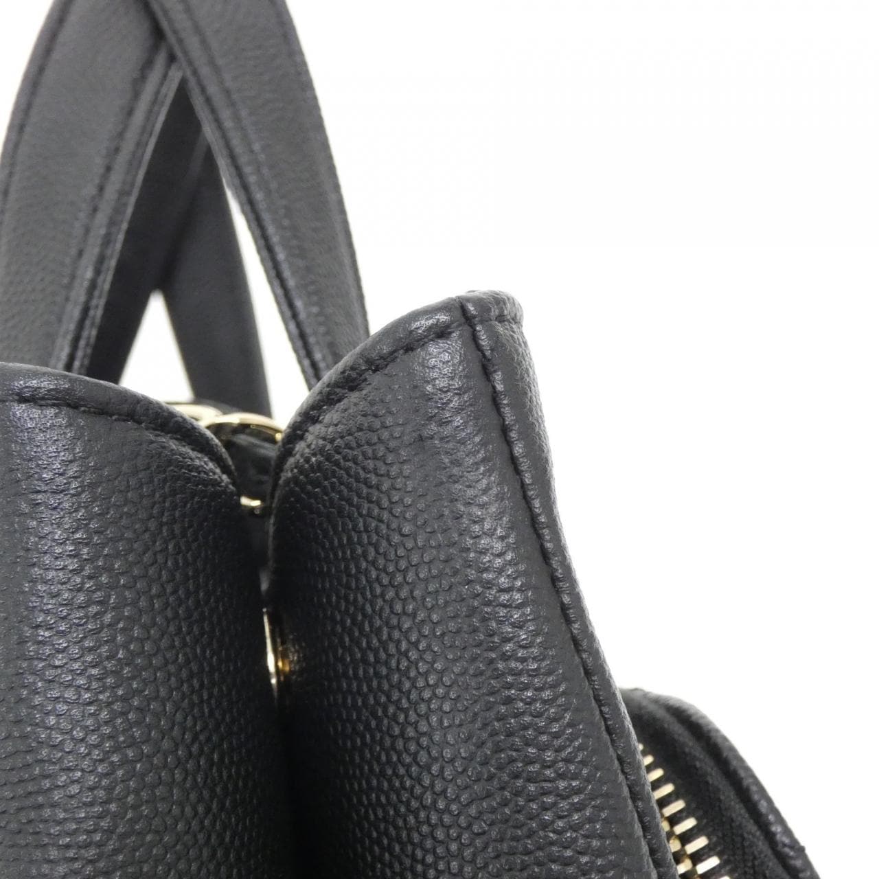 CHANEL 93750 Handbag Grained Calfskin 5