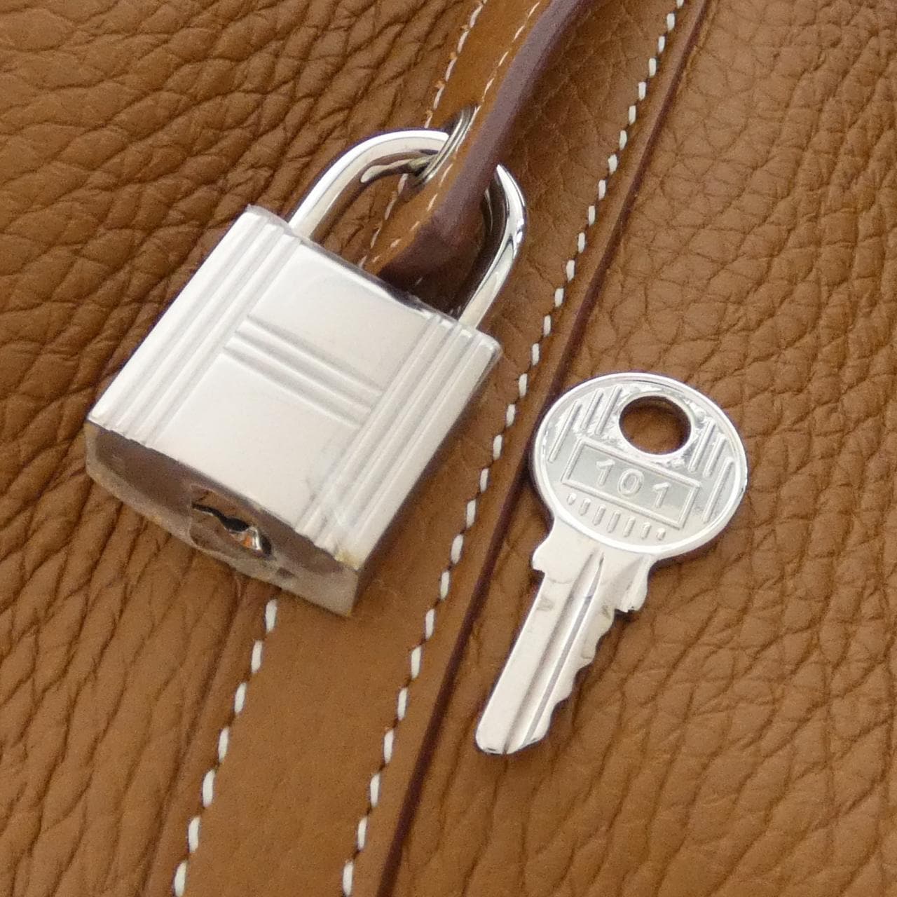 HERMES Picotin 060991CK Handbag Clemence 3