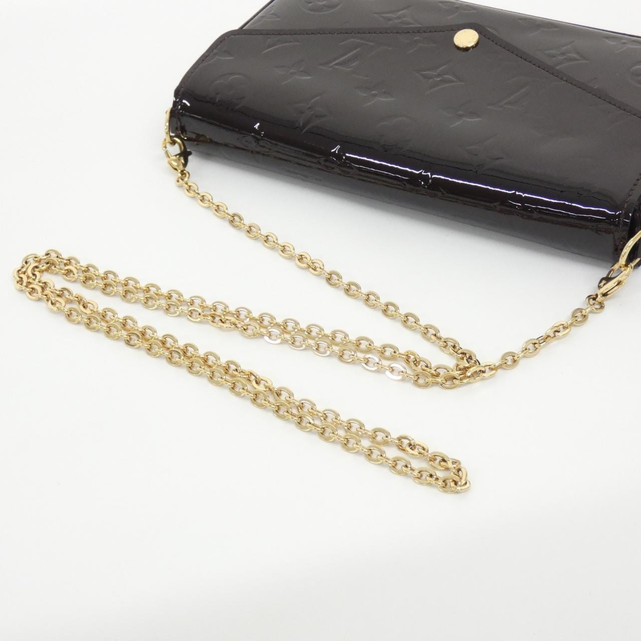 LOUIS VUITTON Pochette M61267 肩背包 Vernis 漆皮 5