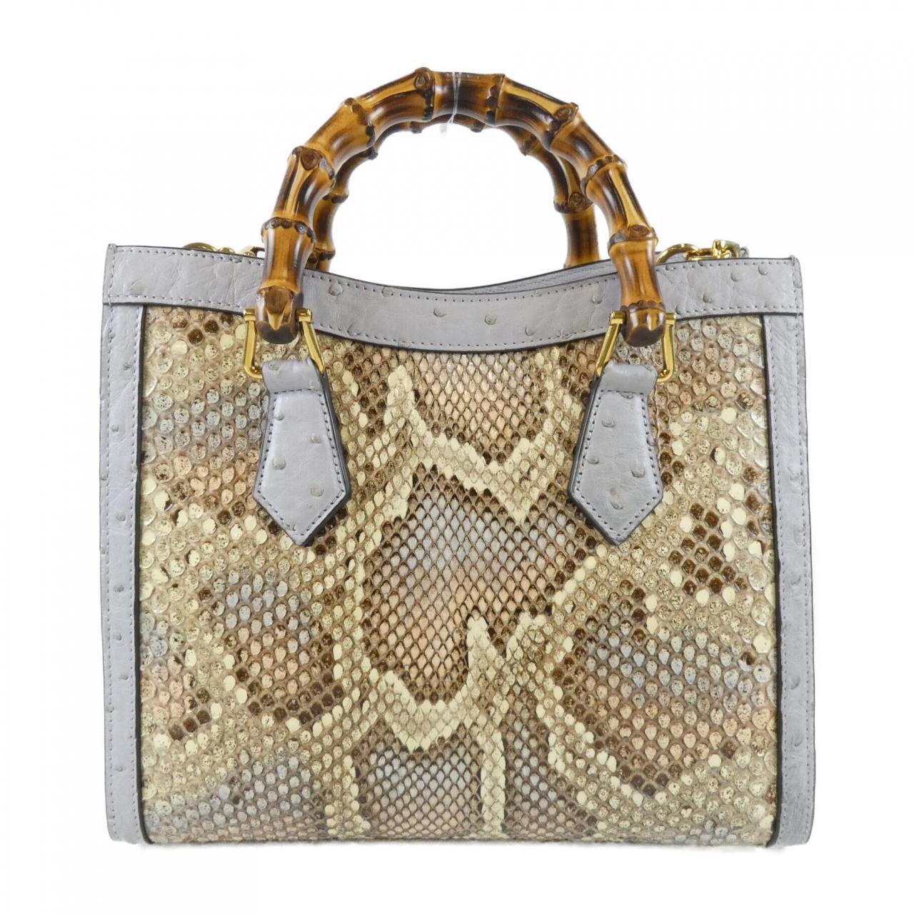 GUCCI Diana 702721 Handbag Ostrich 2