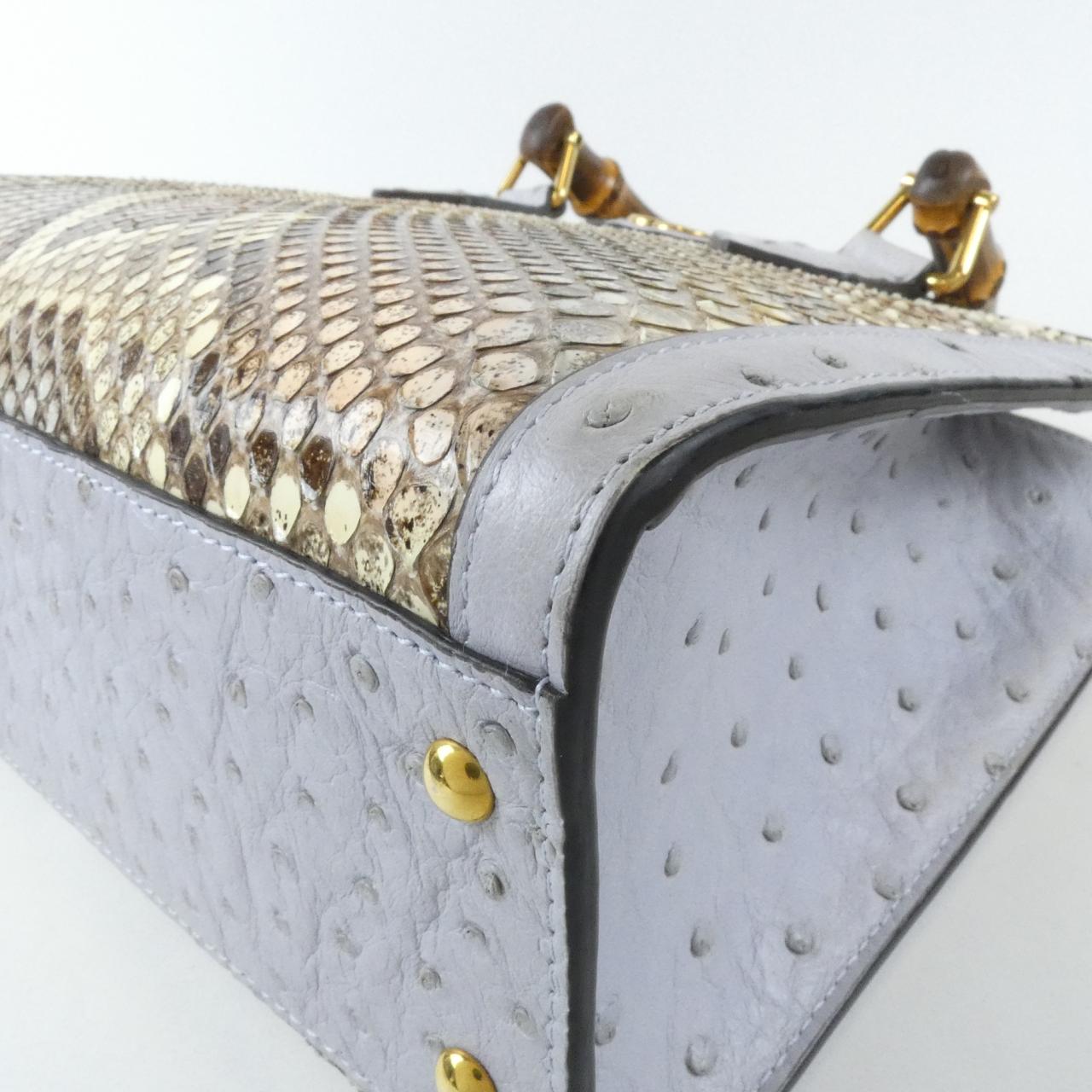GUCCI Diana 702721 Handbag Ostrich 3