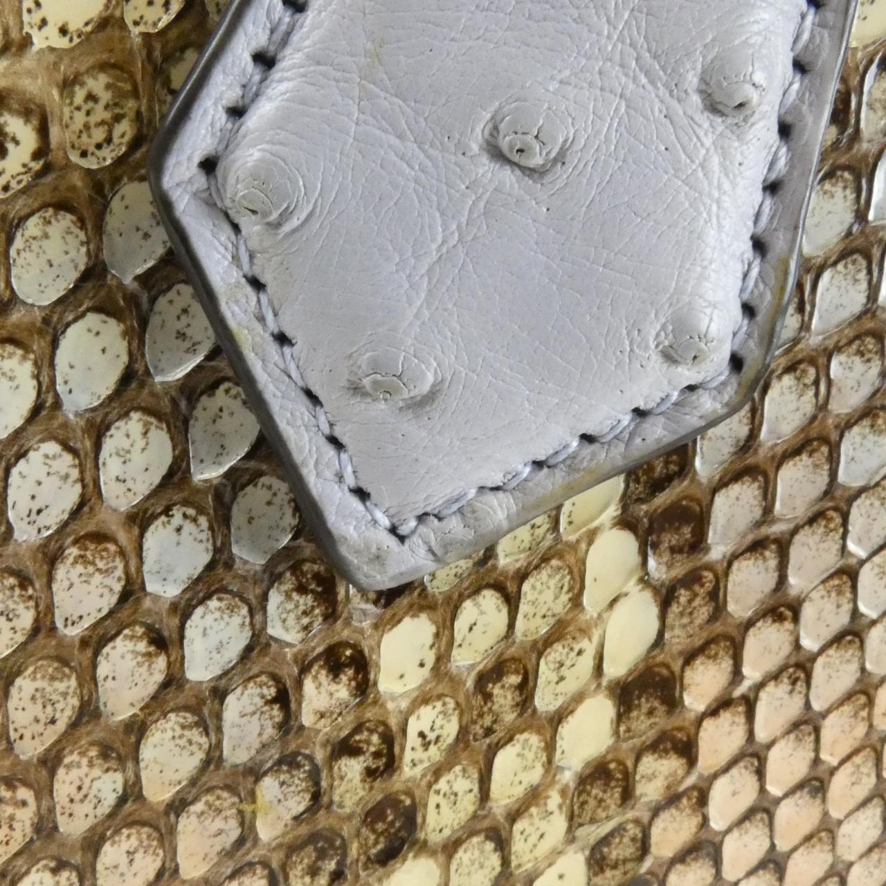 GUCCI Diana 702721 Handbag Ostrich 5
