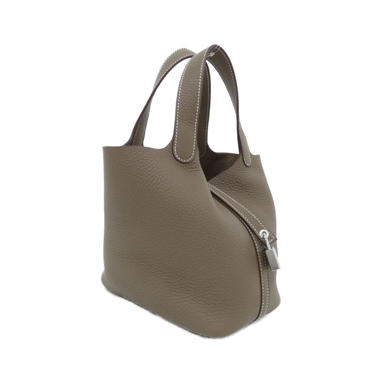 HERMES Picotin 056289CK Handbag Clemence