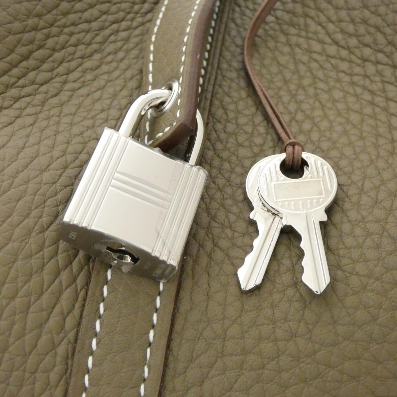 HERMES Picotin 056289CK Handbag Clemence 3