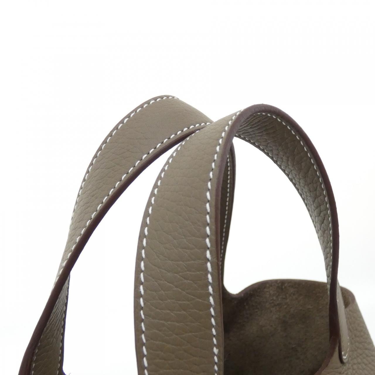 HERMES Picotin 056289CK Handbag Clemence 4