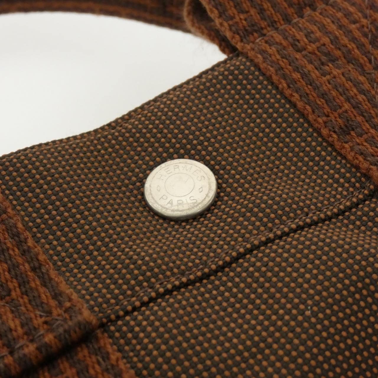 HERMES 101056M 手提包 帆布 4