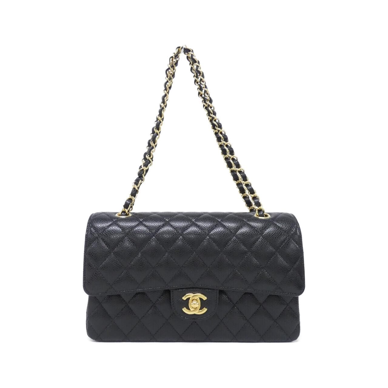 CHANEL Matelasse 1112 Shoulder Grained Calfskin