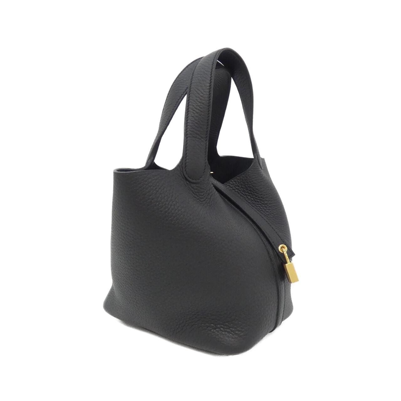 HERMES Picotin 056289CC Handbag Clemence