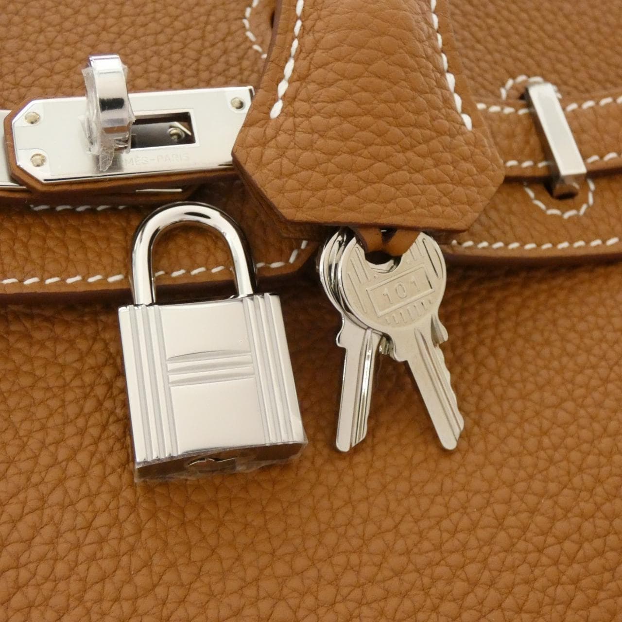 HERMES Birkin 041344CK Handbag Togo 4