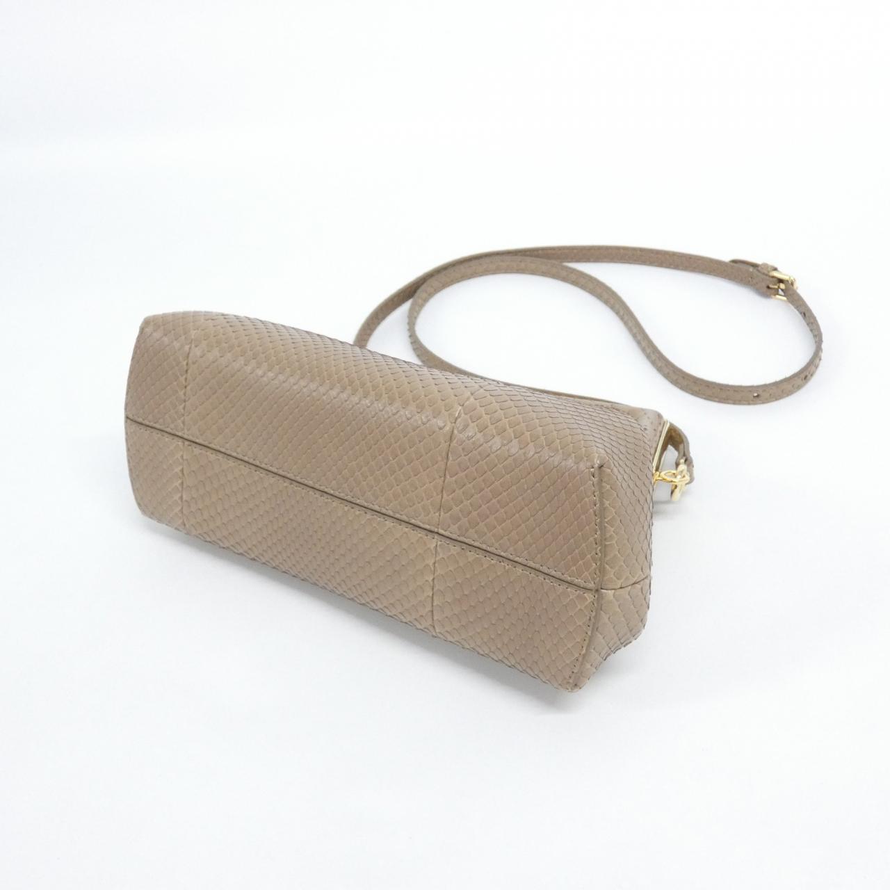 FENDI Fendi First 8BP129 AHN2 Handbag Python 3