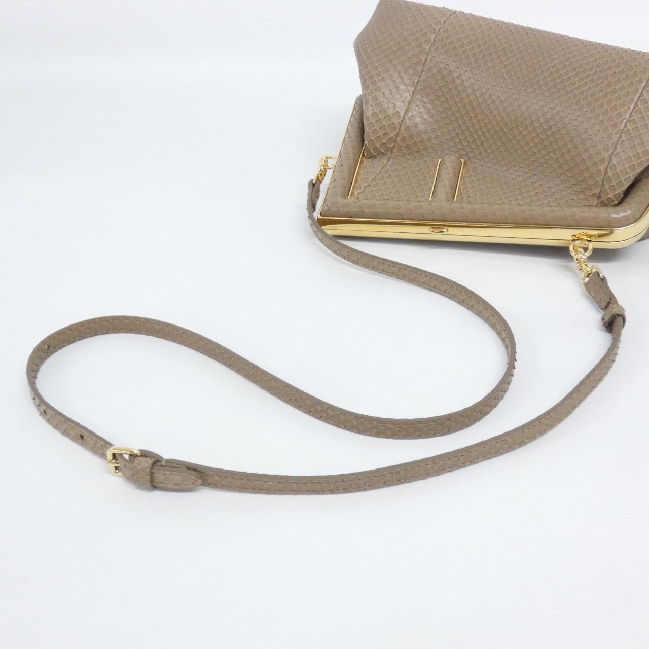 FENDI Fendi First 8BP129 AHN2 Handbag Python 4