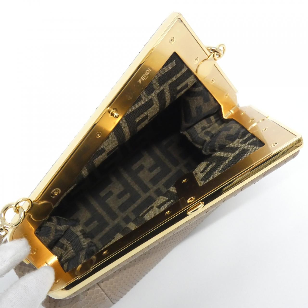 FENDI Fendi First 8BP129 AHN2 Handbag Python 5