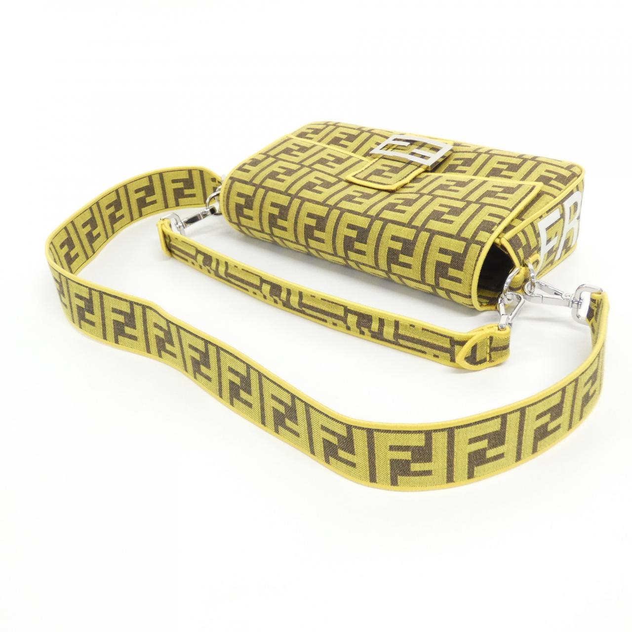 FENDI Baguette 8BR600 AR1Y 肩背包 帆布 5