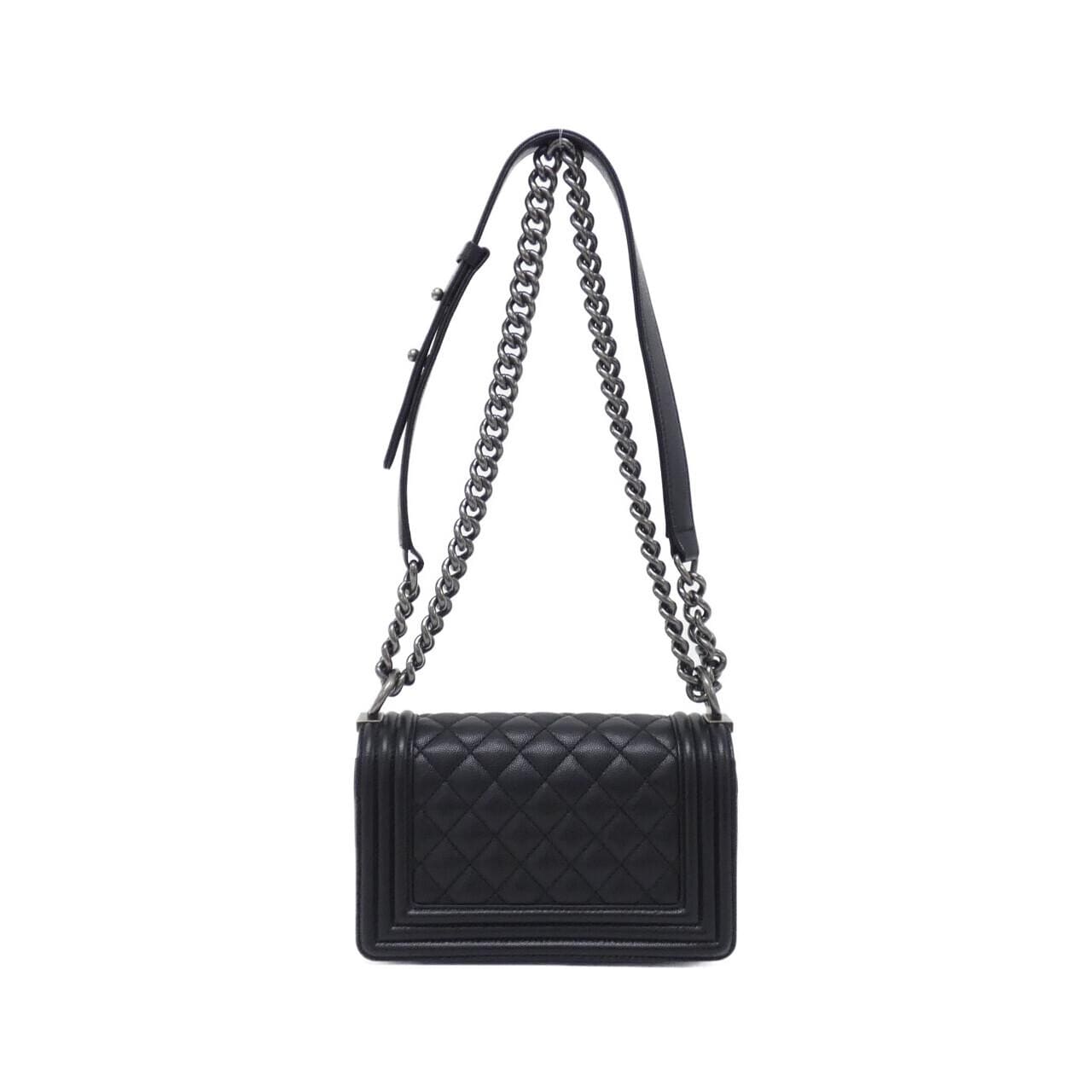 CHANEL Boy Chanel 67085 Shoulder Grained Calfskin 2