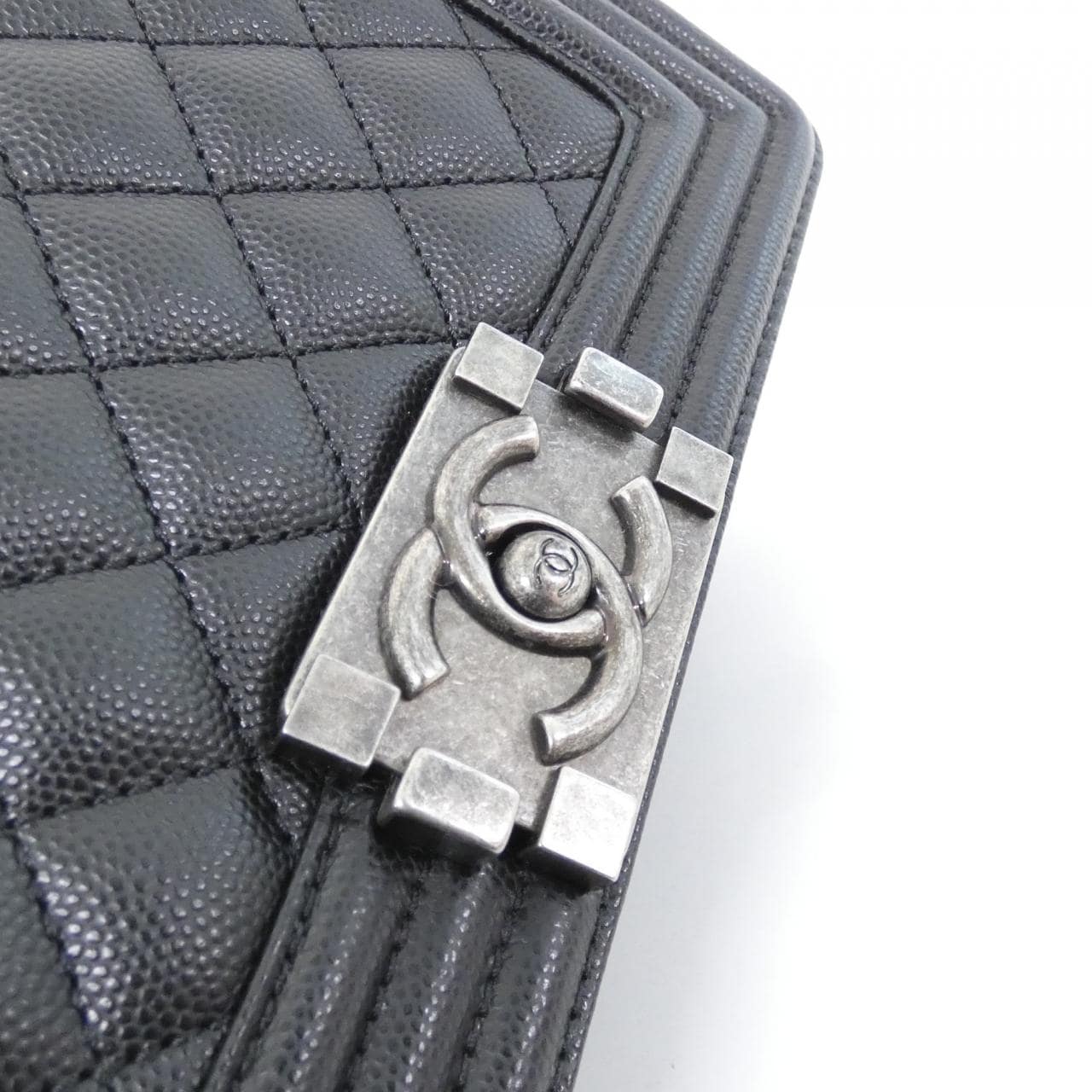 CHANEL Boy Chanel 67085 Shoulder Grained Calfskin 4