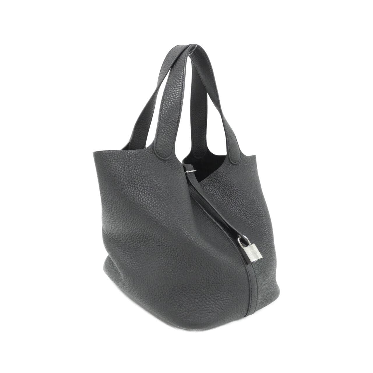 HERMES Picotin 060991CK Handbag Clemence