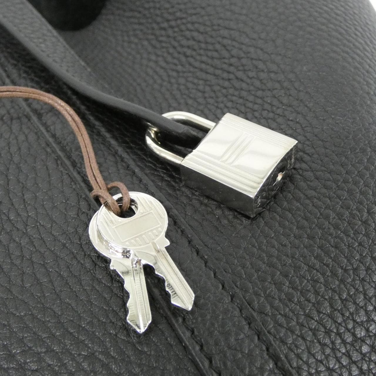 HERMES Picotin 060991CK Handbag Clemence 3