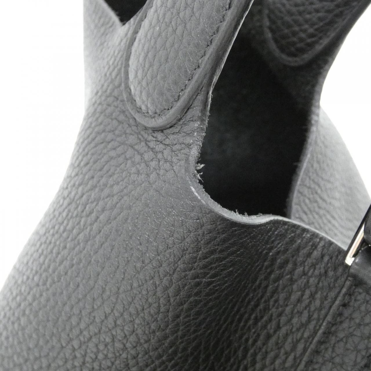 HERMES Picotin 060991CK Handbag Clemence 4
