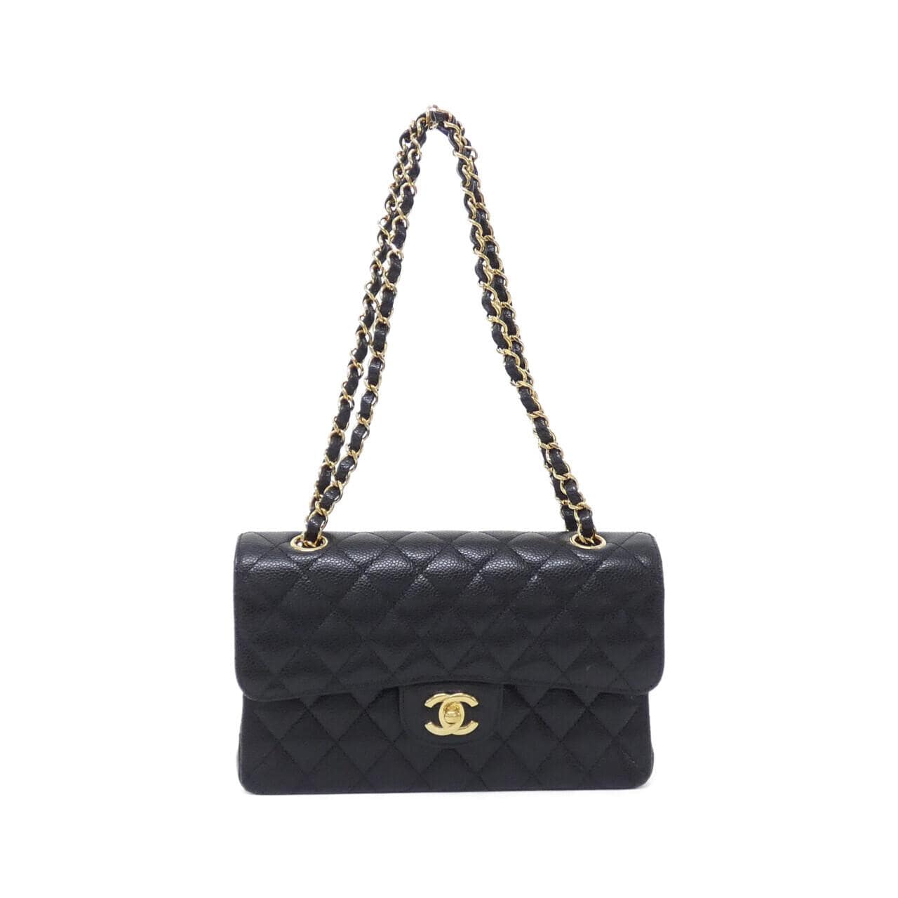 CHANEL Matelasse 1113 Shoulder Grained Calfskin