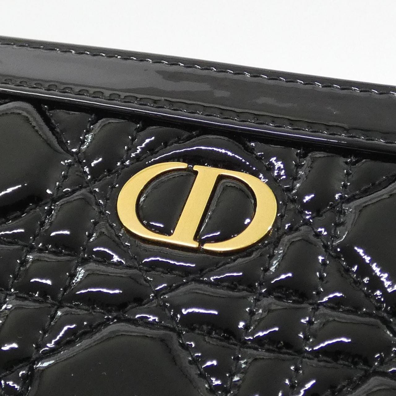DIOR Caro Shoulder Patent Leather 4