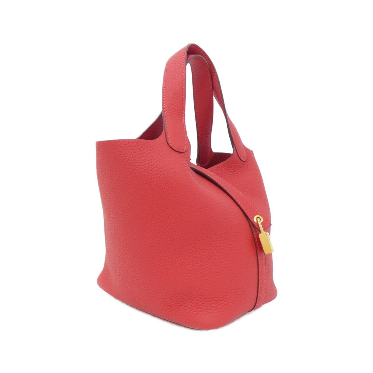 HERMES Picotin 056289CC Handbag Clemence
