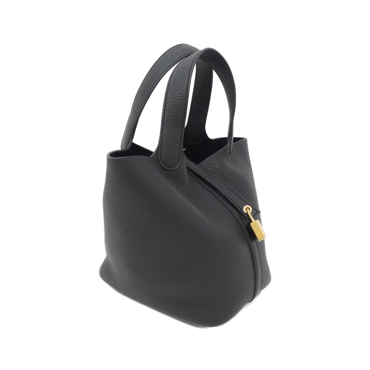 HERMES Picotin 056289CC Handbag Clemence