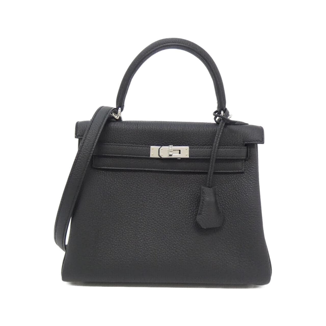 HERMES Kelly 044624CK Handbag Togo
