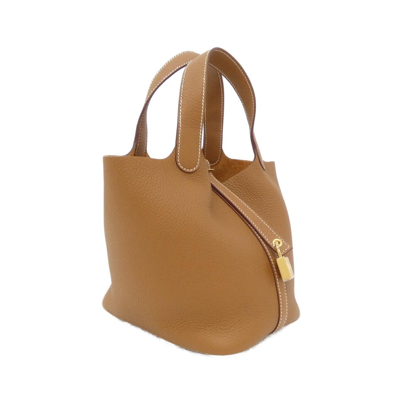 HERMES Picotin 056289CK Handbag Clemence