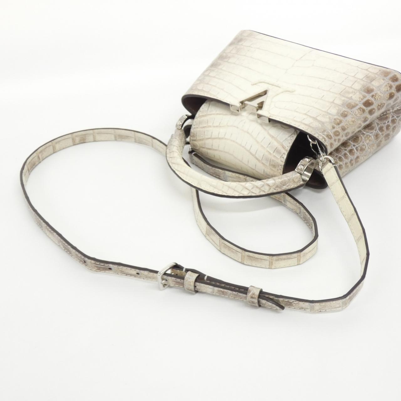 LOUIS VUITTON Capucines N99291 Handbag Leather 4