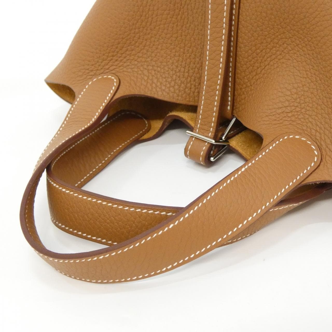 HERMES Picotin 056289CK Handbag Clemence 4