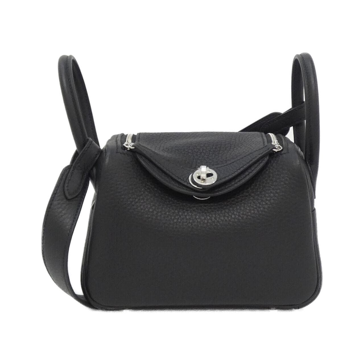 HERMES Lindy 085956CK Shoulder Clemence