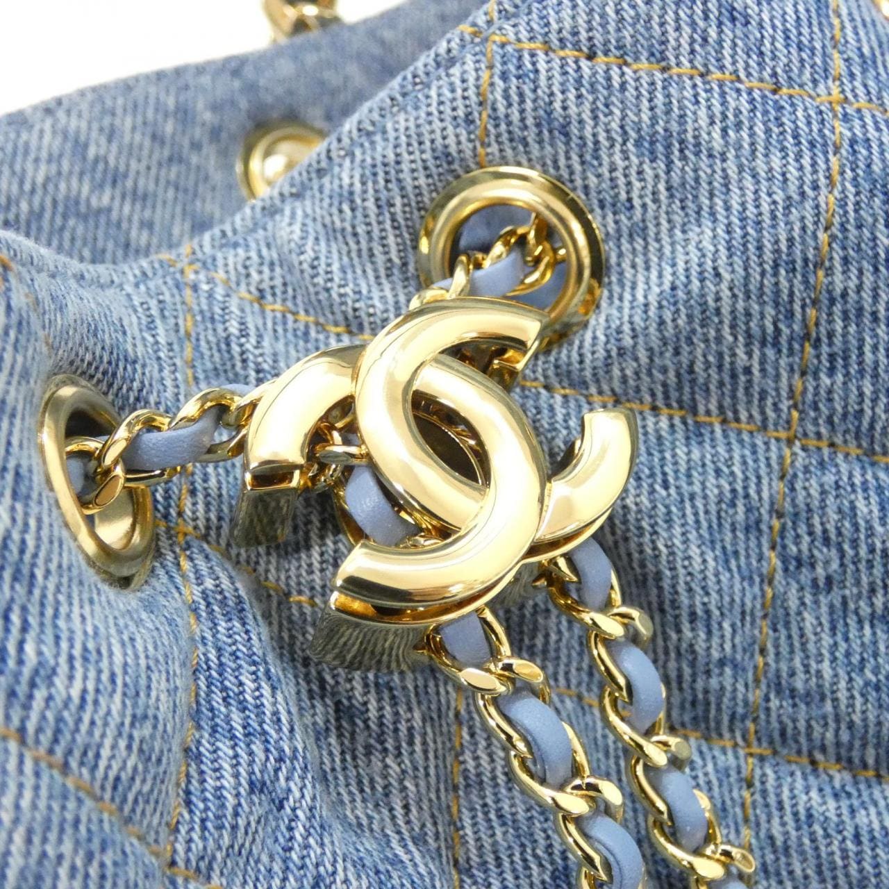 CHANEL AS5293 肩背包 牛仔布 4