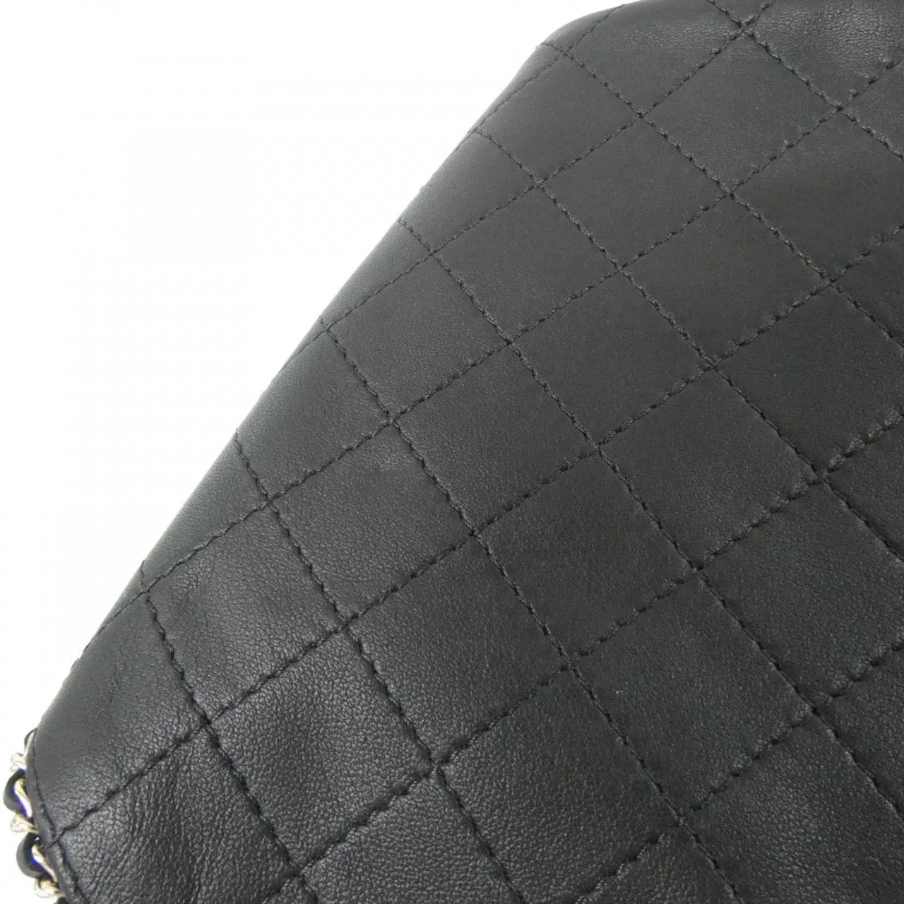 CHANEL Chanel 19 Scarf Lambskin 黑色 羊皮 中古品A - 縮圖 4