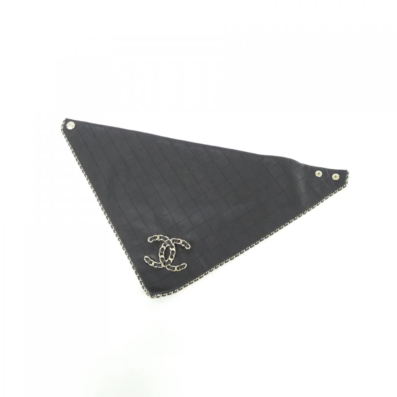 CHANEL Chanel 19 Scarf Lambskin 黑色 羊皮 中古品A - 縮圖 6