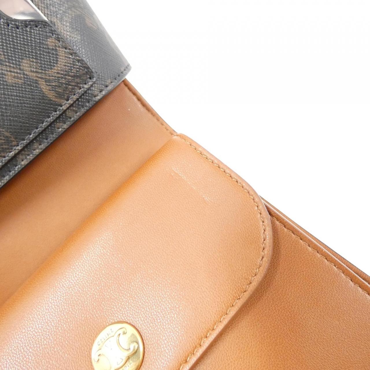 CELINE 4M3262AKL Wallet Canvas 5
