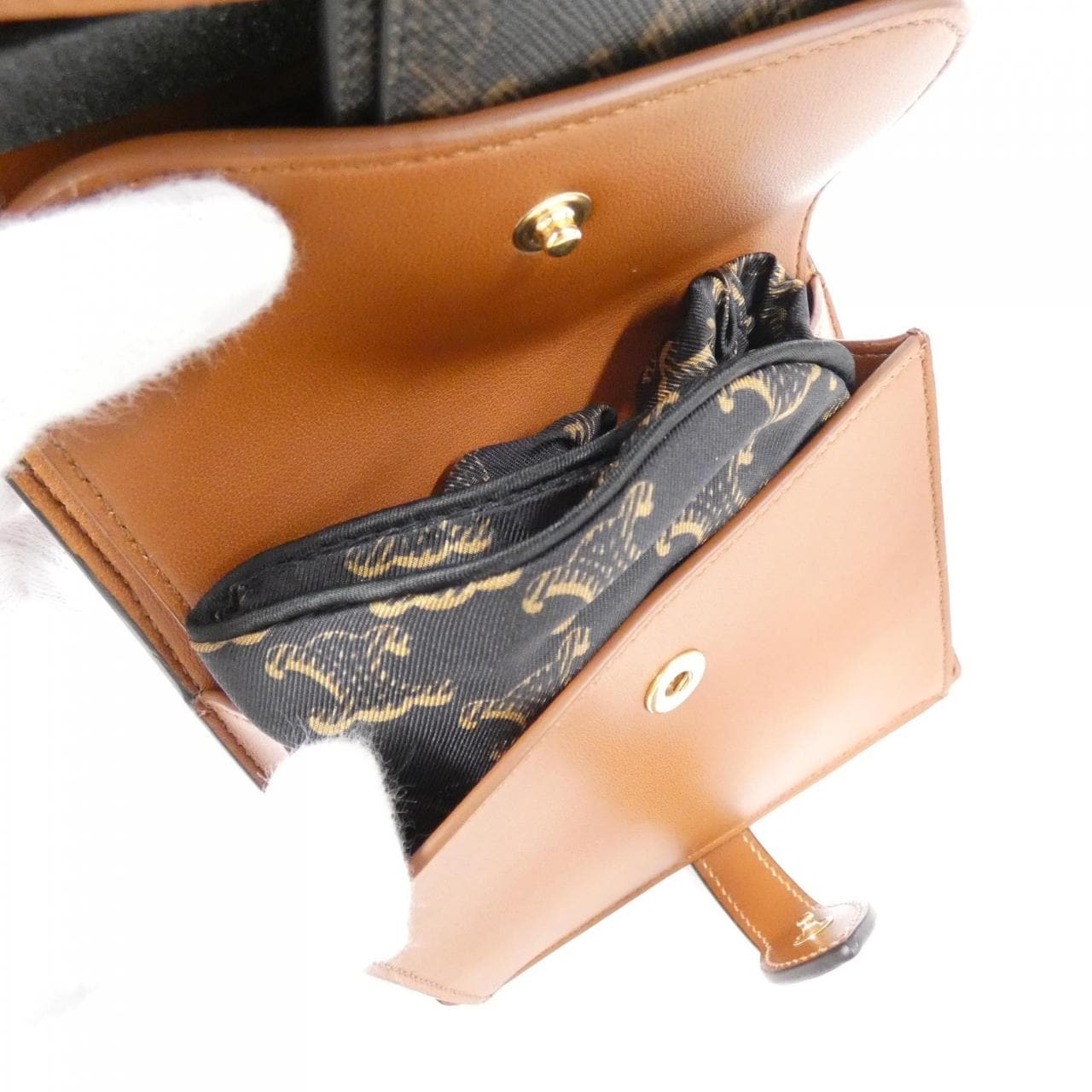 CELINE 4M3262AKL Wallet Canvas 6