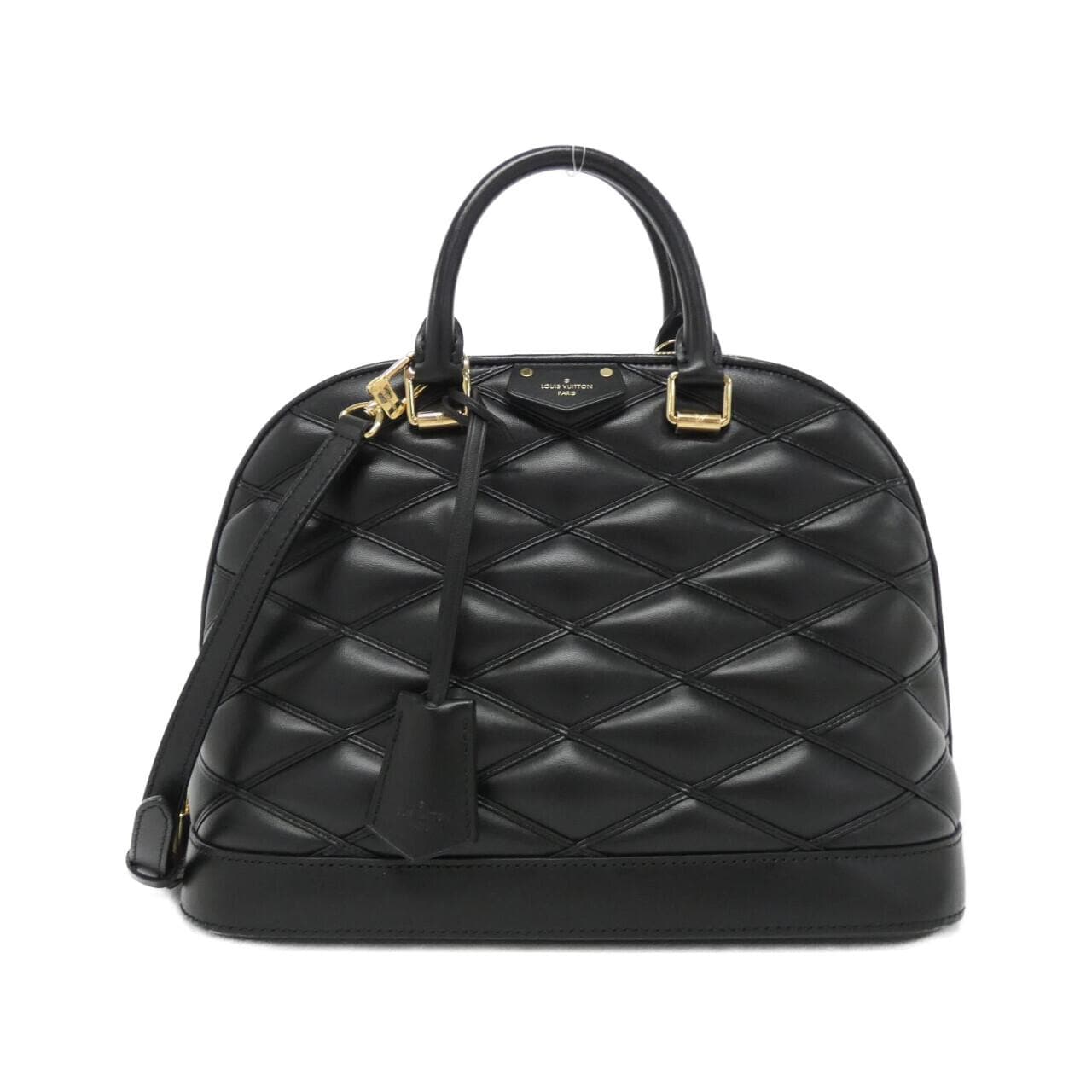 LOUIS VUITTON Alma M23688 Bag Lambskin Black