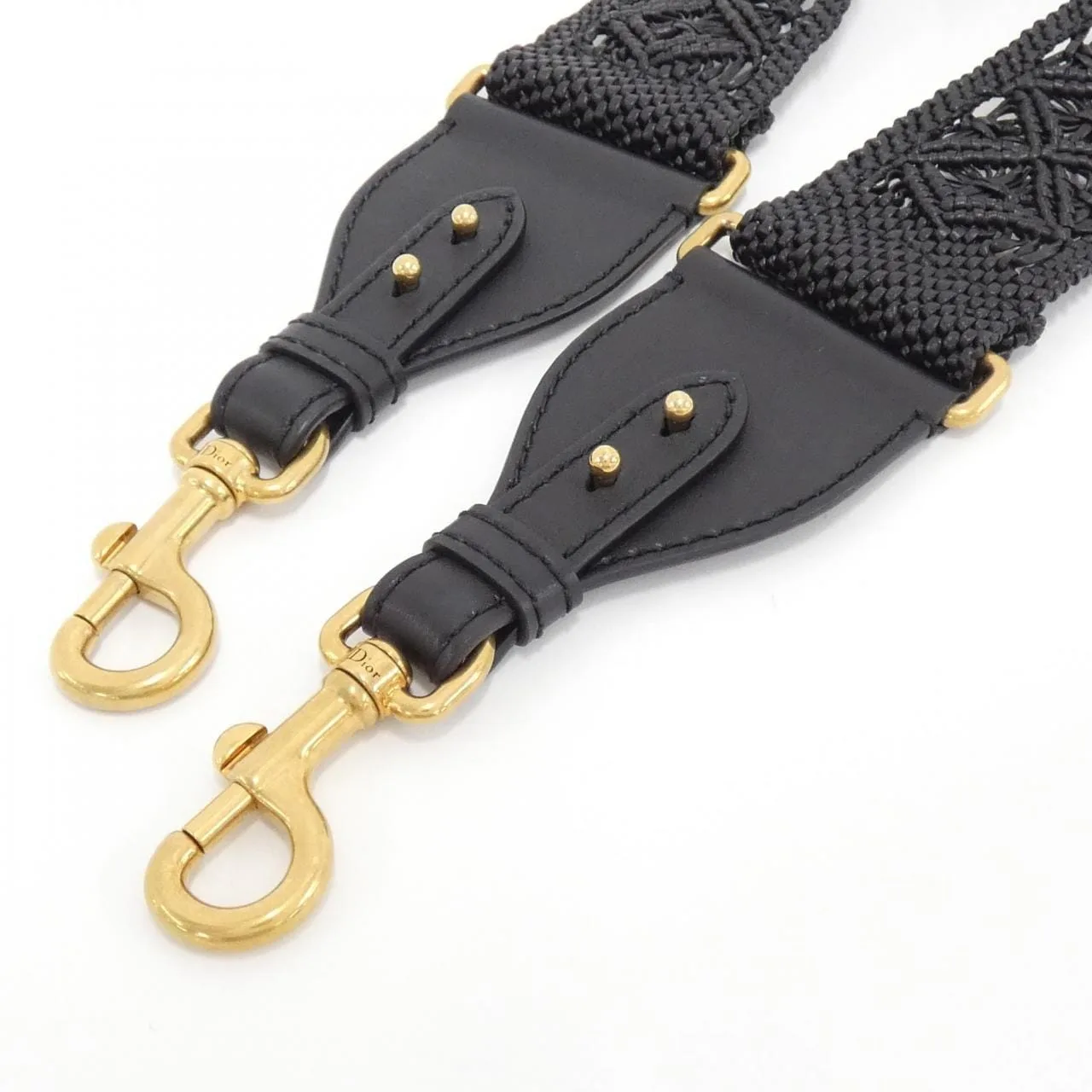 DIOR Wallet Leather Black Leather Rank A - Thumbnail 3