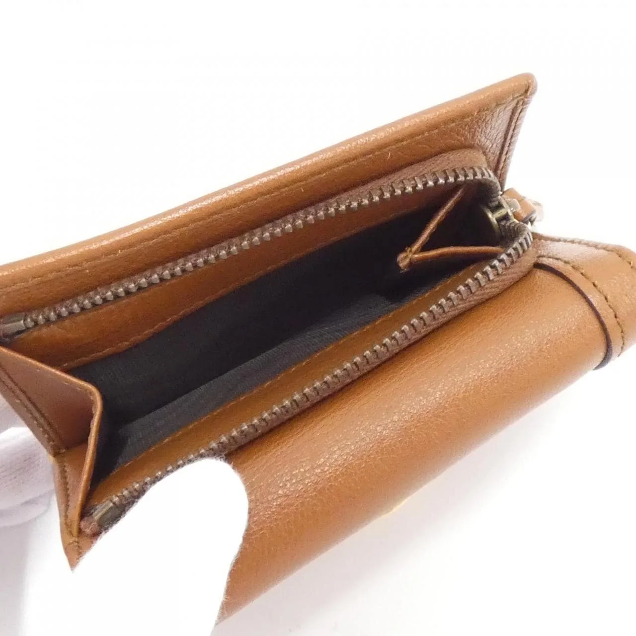 GUCCI 658633 17QOT Wallet Leather 黑色 皮革 中古品A - 縮圖 5