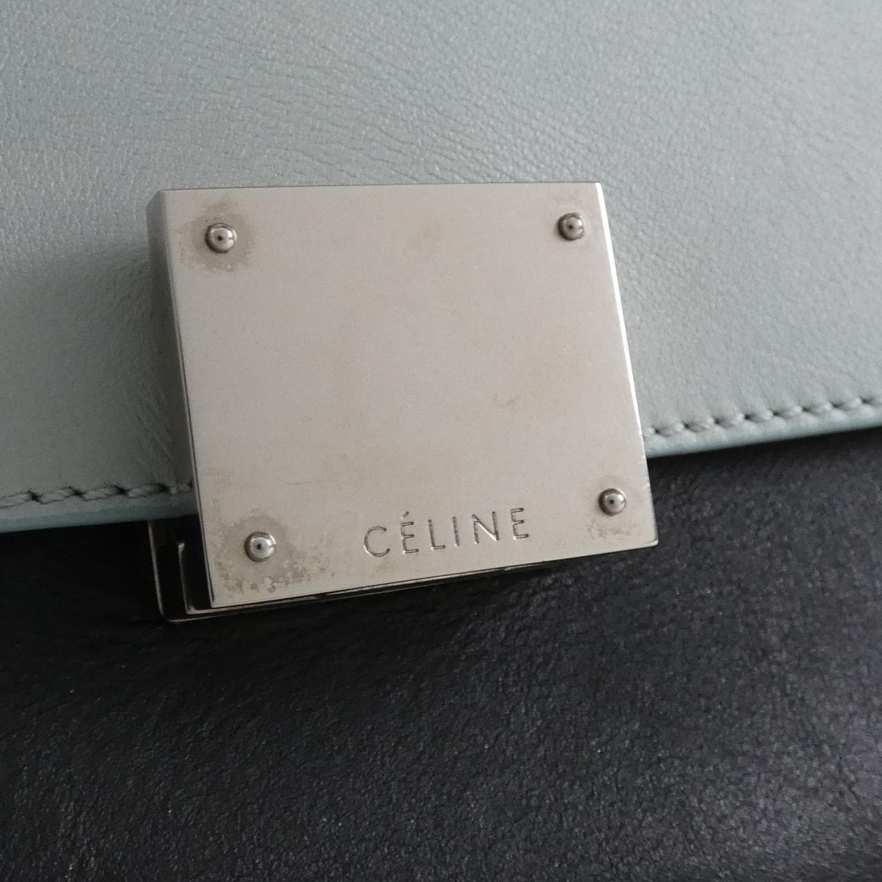 CELINE 169543QTF Bag Leather 黑色 皮革 - 縮圖 4