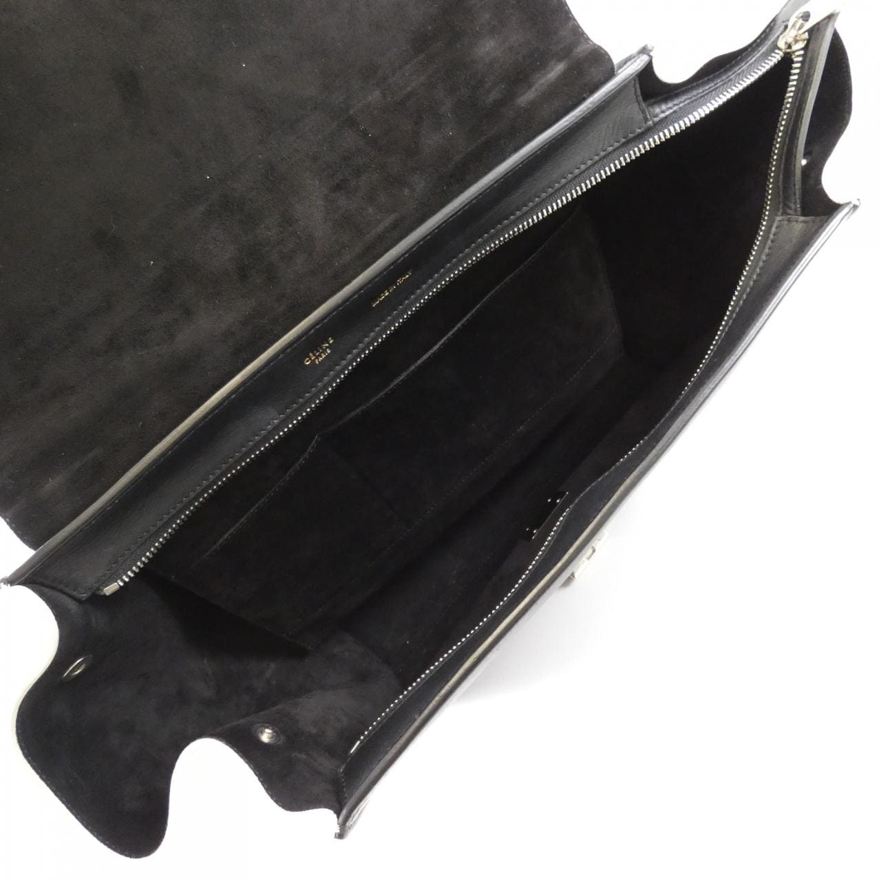 CELINE 169543QTF Bag Leather 黑色 皮革 - 縮圖 10