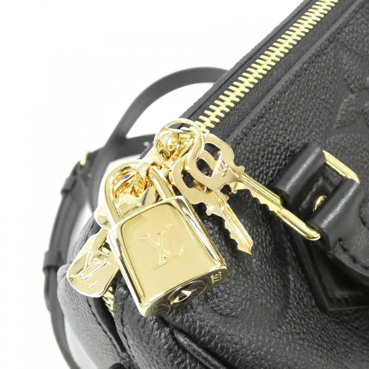 LOUIS VUITTON Speedy M58953 Boston Monogram 黑色 Monogram 中古品A - 縮圖 3